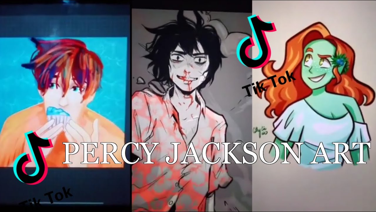 Percy Jackson TikToks but its all art #5