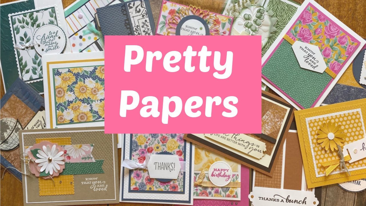 Designer Series Paper Many Cards