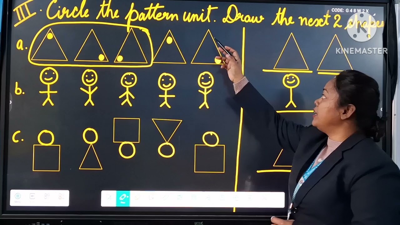 Class-2 / Maths / Continuation of patterns