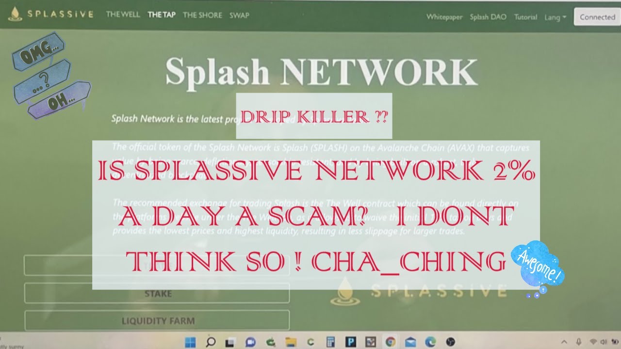 SPLASH NETWORK - The Drip killer ??