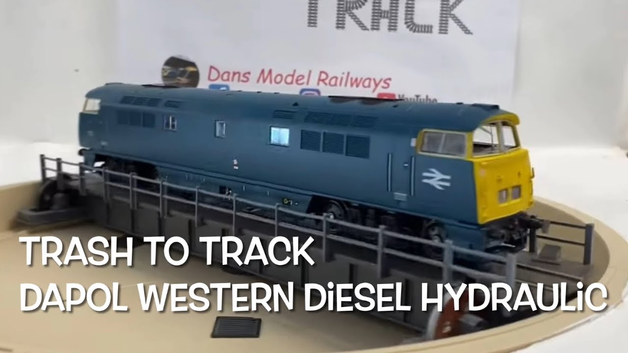 Trash To Track Episode 9. Dapol Western Diesel Hydraulic.