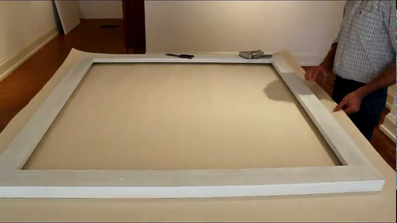 How and why to stretch your own canvas by Jon Peters