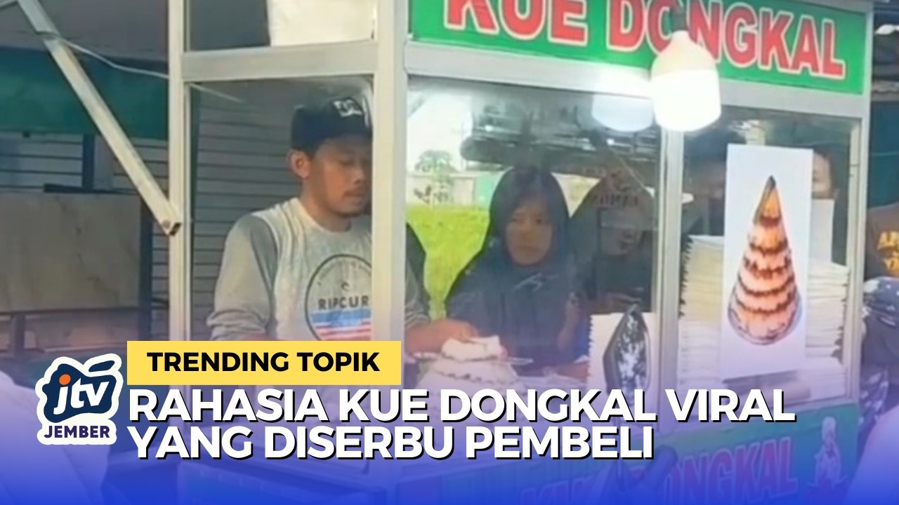 Ludes dalam 3 Jam! Viral Kue Dongkal Betawi Kini Jadi Buruan Takjil di Gresik