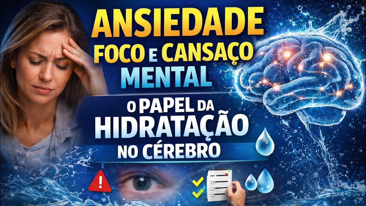 Ansiedade, Falta de Foco e Cansaço Mental: O Papel da Hidratação no Cérebro