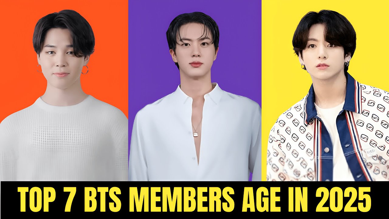 BTS Jungkook is already OLD! Top 7 Ranked BTS Members' Ages in 2025!