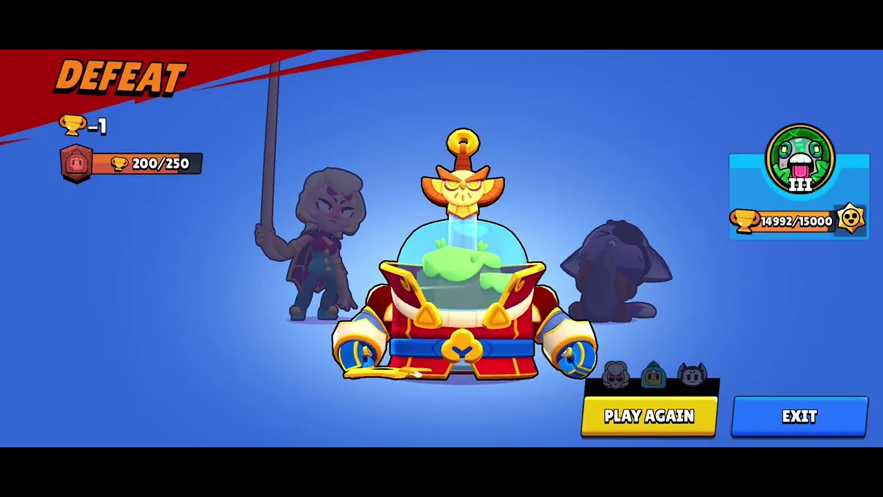 Reaching 15000 trophies.