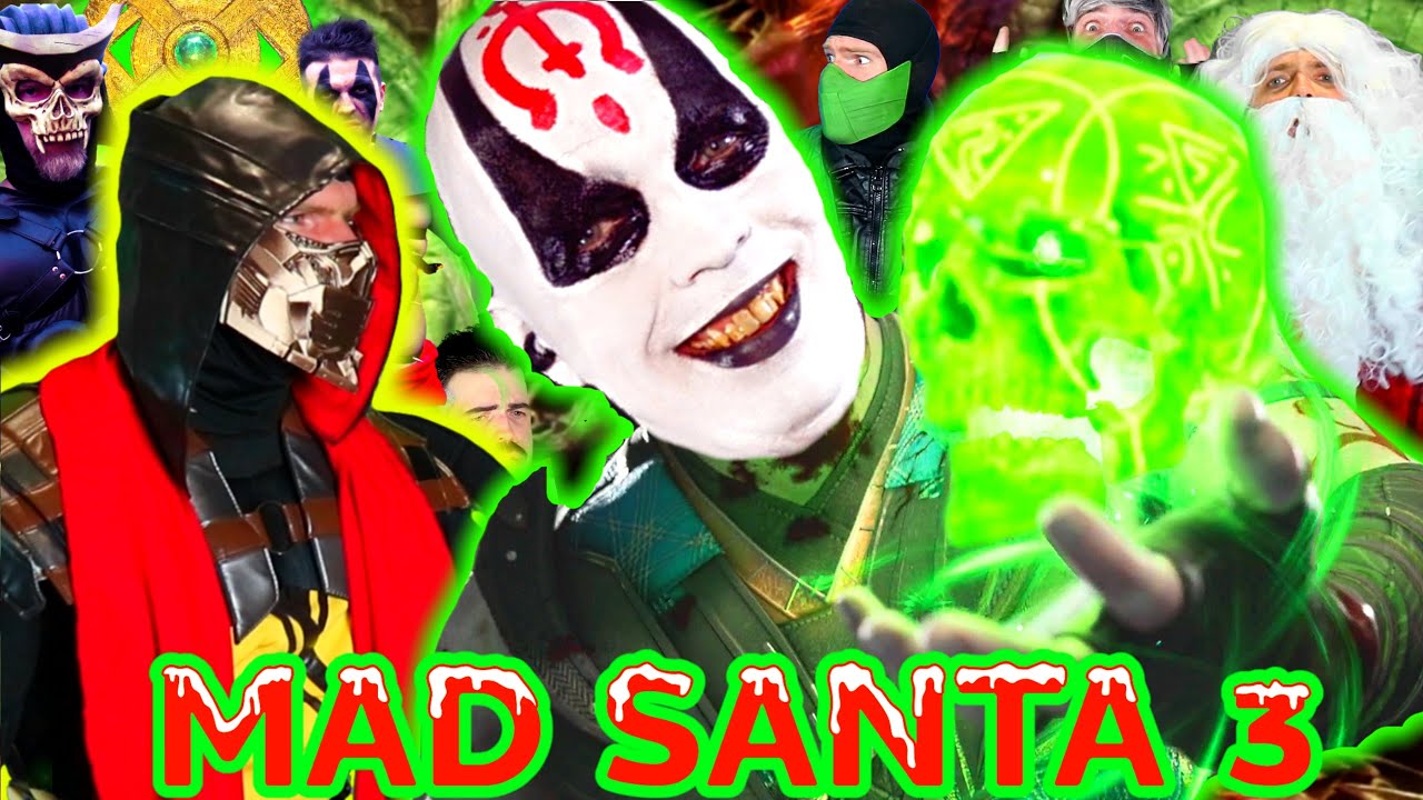 НАСТОЯЩИЙ MORTAL KOMBAT против РОЖДЕСТВА! | MAD SANTA: ФИНАЛЬНАЯ ГЛАВА [ПАРОДИЯ НА MK1 против «Од...