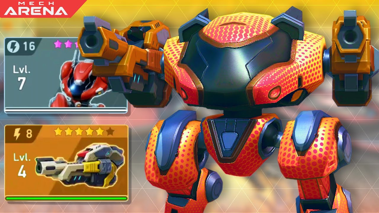 Lancer with Dual Viper 8 Build in Action | Mech Arena