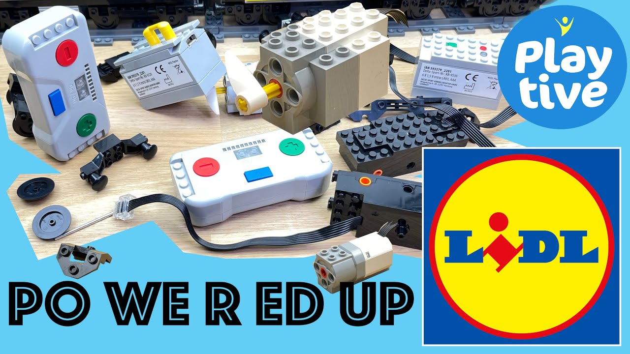 Funktionieren Lego Powered UP Motoren an der LiDL Playtive Eisenbahn Fernsteuerung ?
