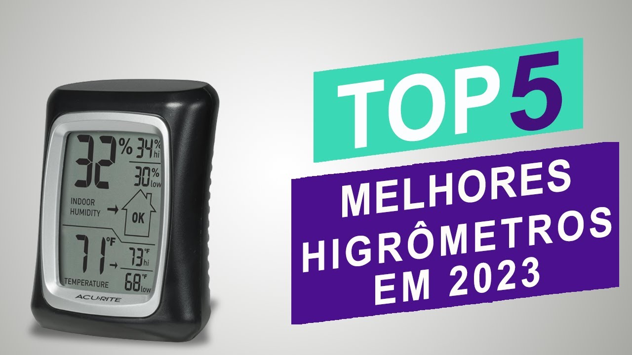 Os Top 5 Melhores Higrômetros em 2023 │Qual é o Melhor Higrômetro ?
