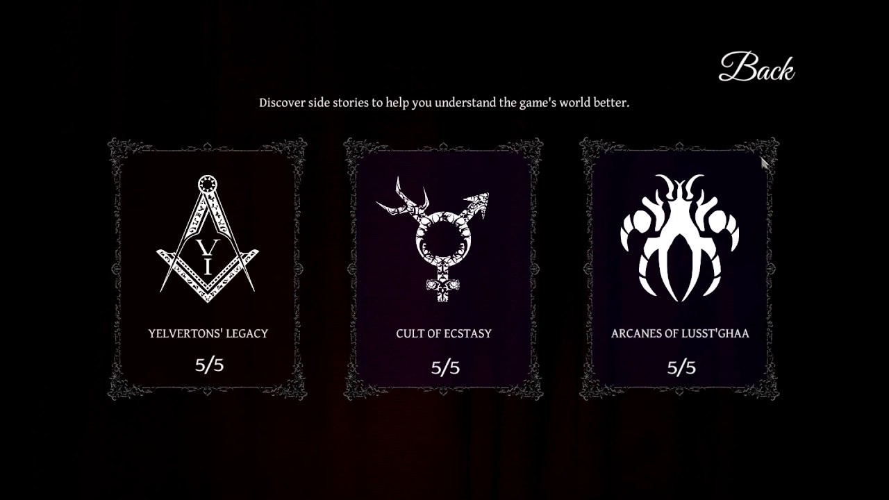Lust For Darkness - All 15 Collectables