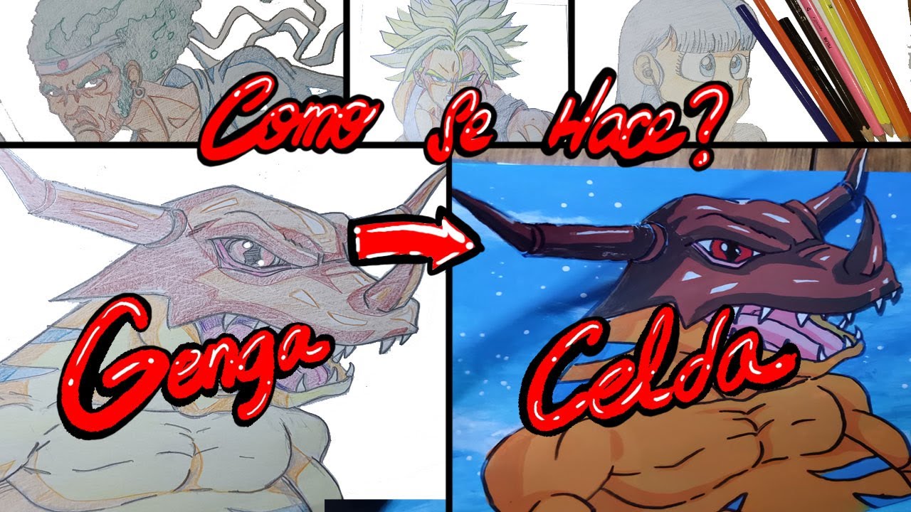 COMO HACER un GENGA y una CELDA de ANIMACION TRADICIONAL, aprende paso a paso