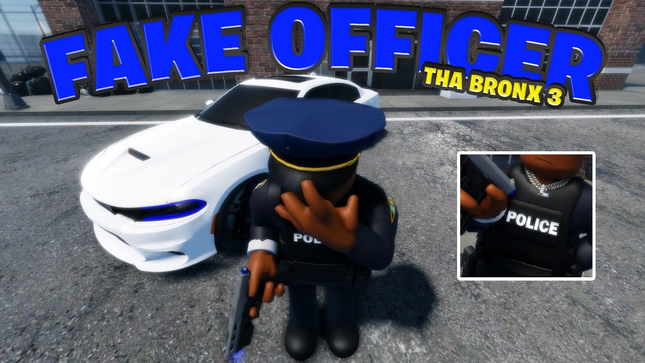 Играю за ФАЛЬШИВОГО ОФИЦЕРА в игре Tha Bronx 3 Roblox!