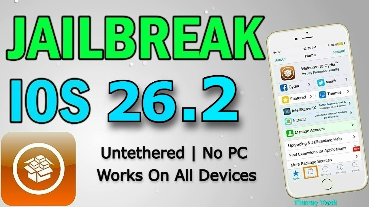 Jailbreak iOS 26.2 Untethered [No Computer] - Unc0ver Jailbreak 26.2 Untethered