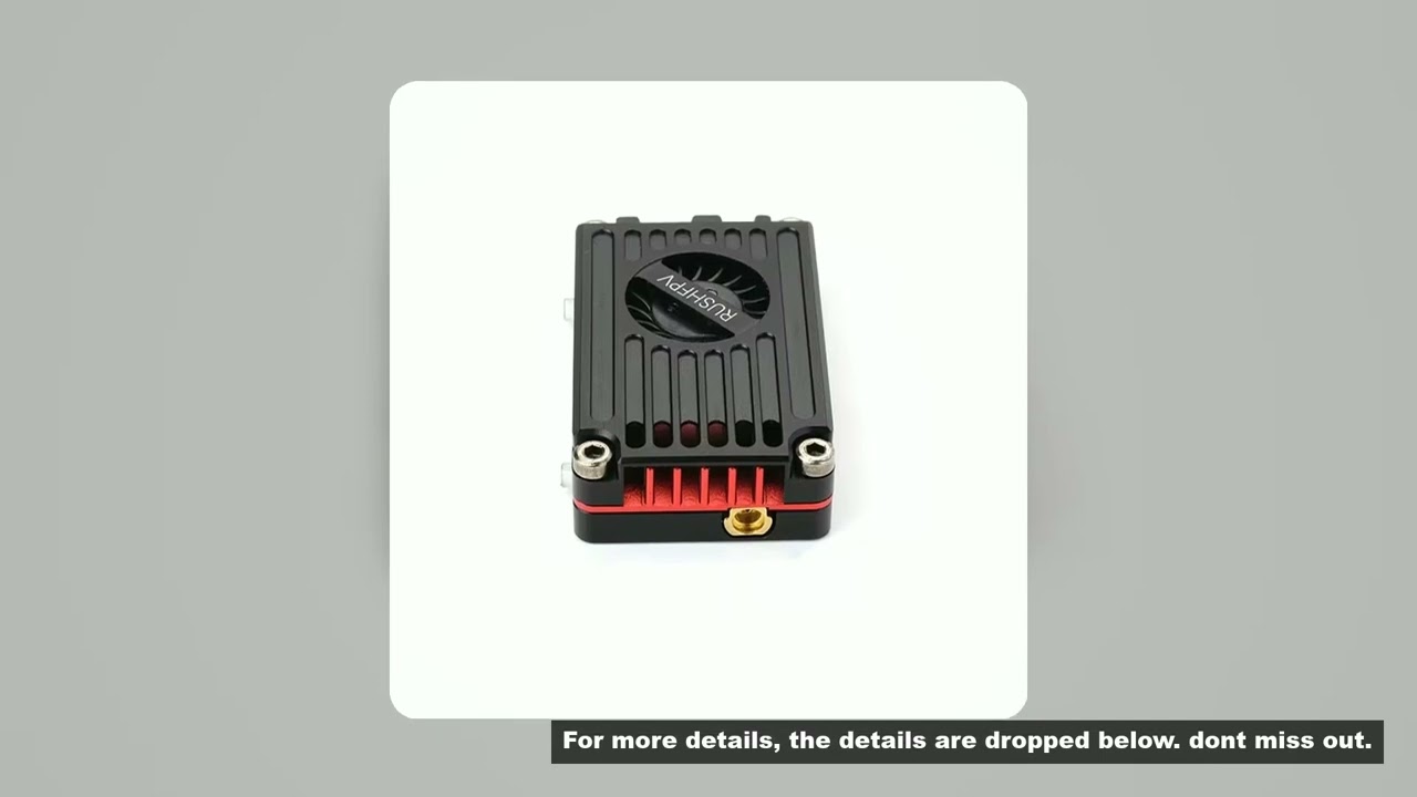 RUSHFPV RUSH TANK MAX SOLO 5.8GHz 48CH / 37CH 2.5W High Power VTX Video Transmitter for FPV Drone
