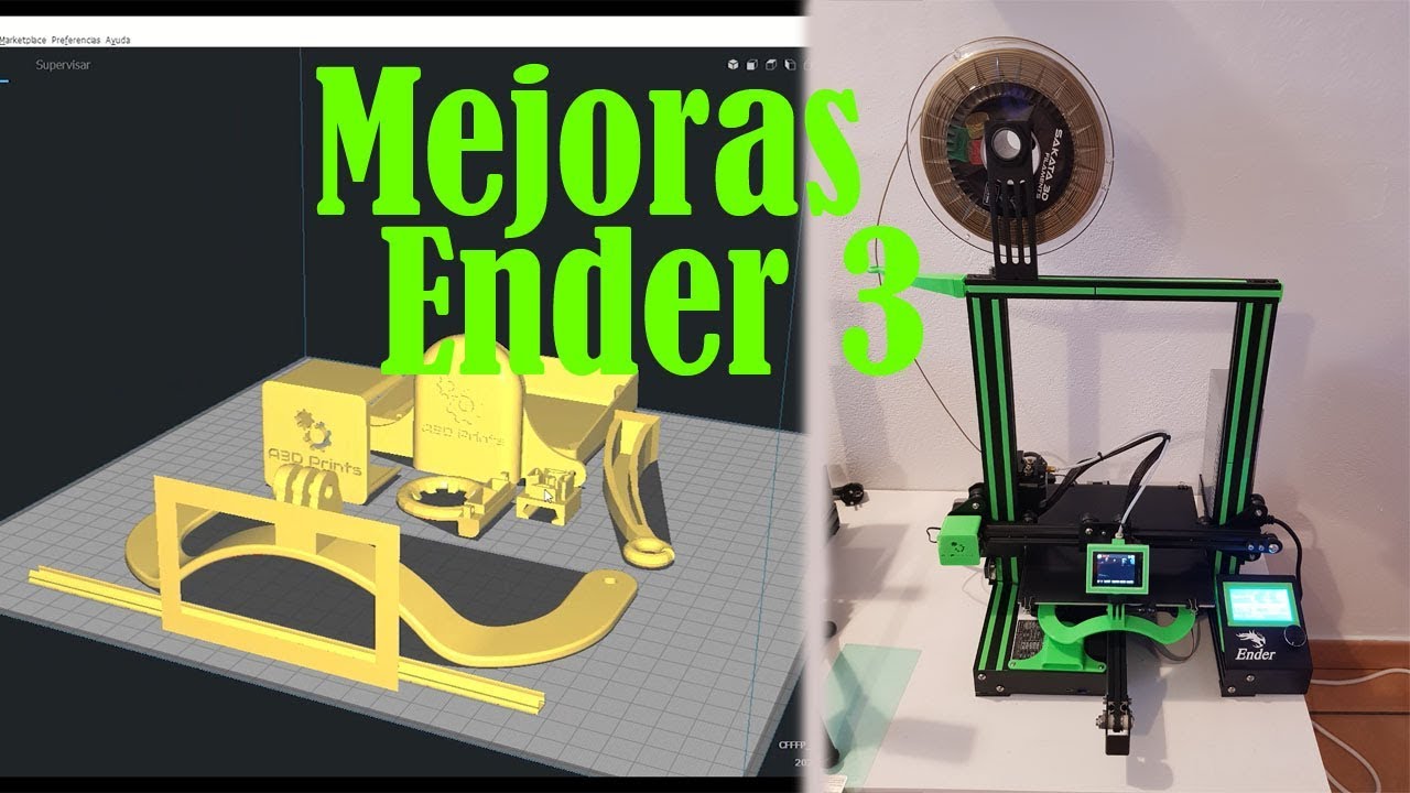 Mejoras Ender 3 | Ultra base de cristal | correcta calibración de cama | Como mejorar Ender 3