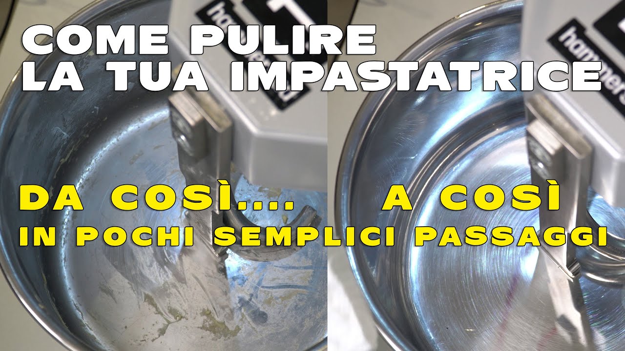 Come Pulire la Vasca di un’Impastatrice a Spirale – Guida Facile e Veloce!