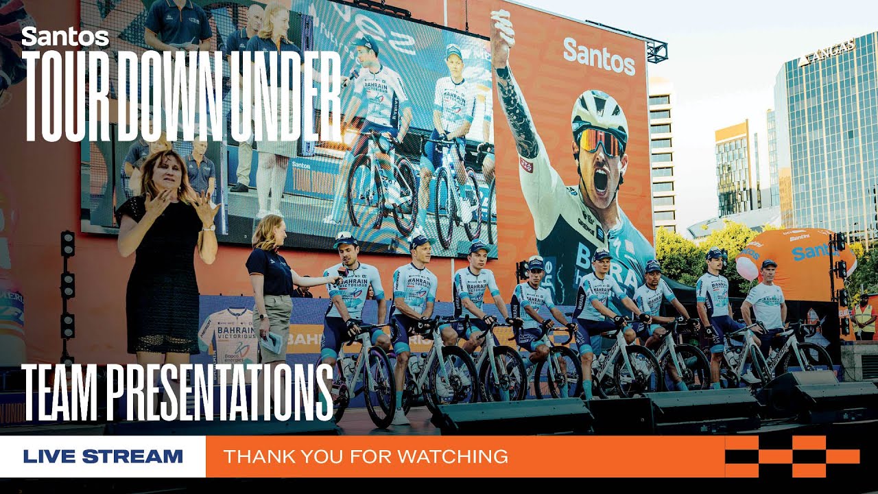 Santos Tour Down Under 2025 - Team Presentations Night