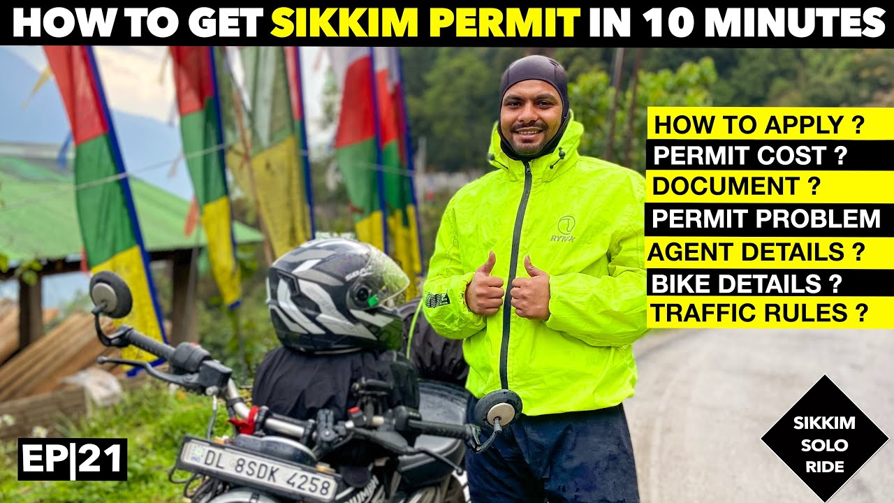 SIKKIM PERMIT SECRETS I Used to Plan My EPIC Bike Trip | SIKKIM PERMIT Details | Sikkim Bike Trip