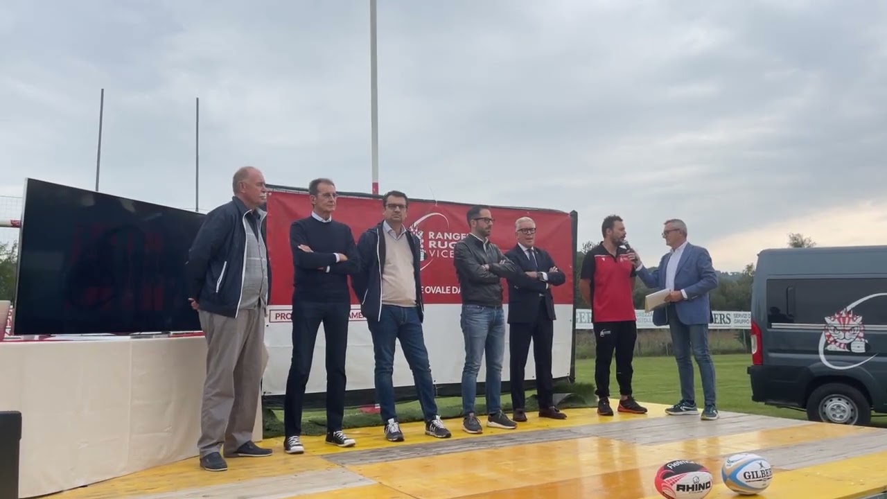 La presentazione della Rangers Rugby Vicenza