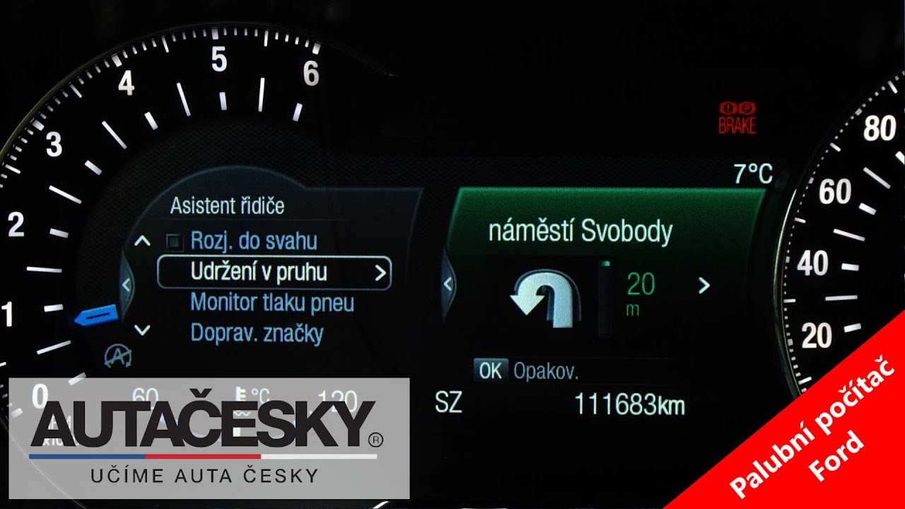 AUTAČESKY.CZ - čeština pro palubní počítače Ford