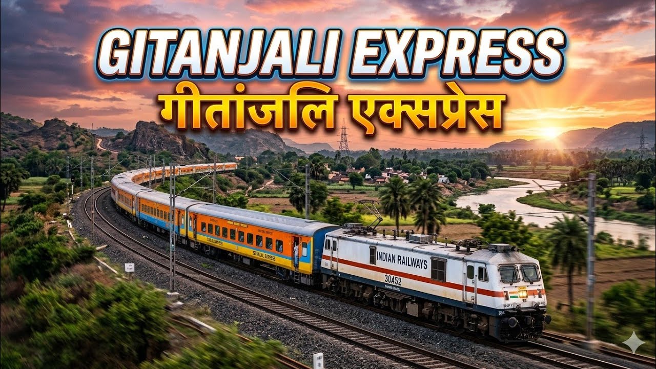 HOWRAH TO CSMT || GITANJALI EXPRESS