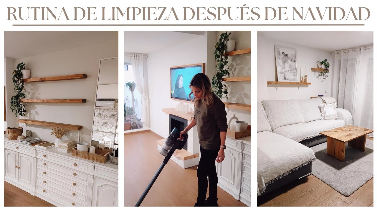 RUTINA DE LIMPIEZA DESPU&Eacute;S DE NAVIDAD! #limpiezahogar #cleanwhitme #limpiezasemanal #rutinalimpieza