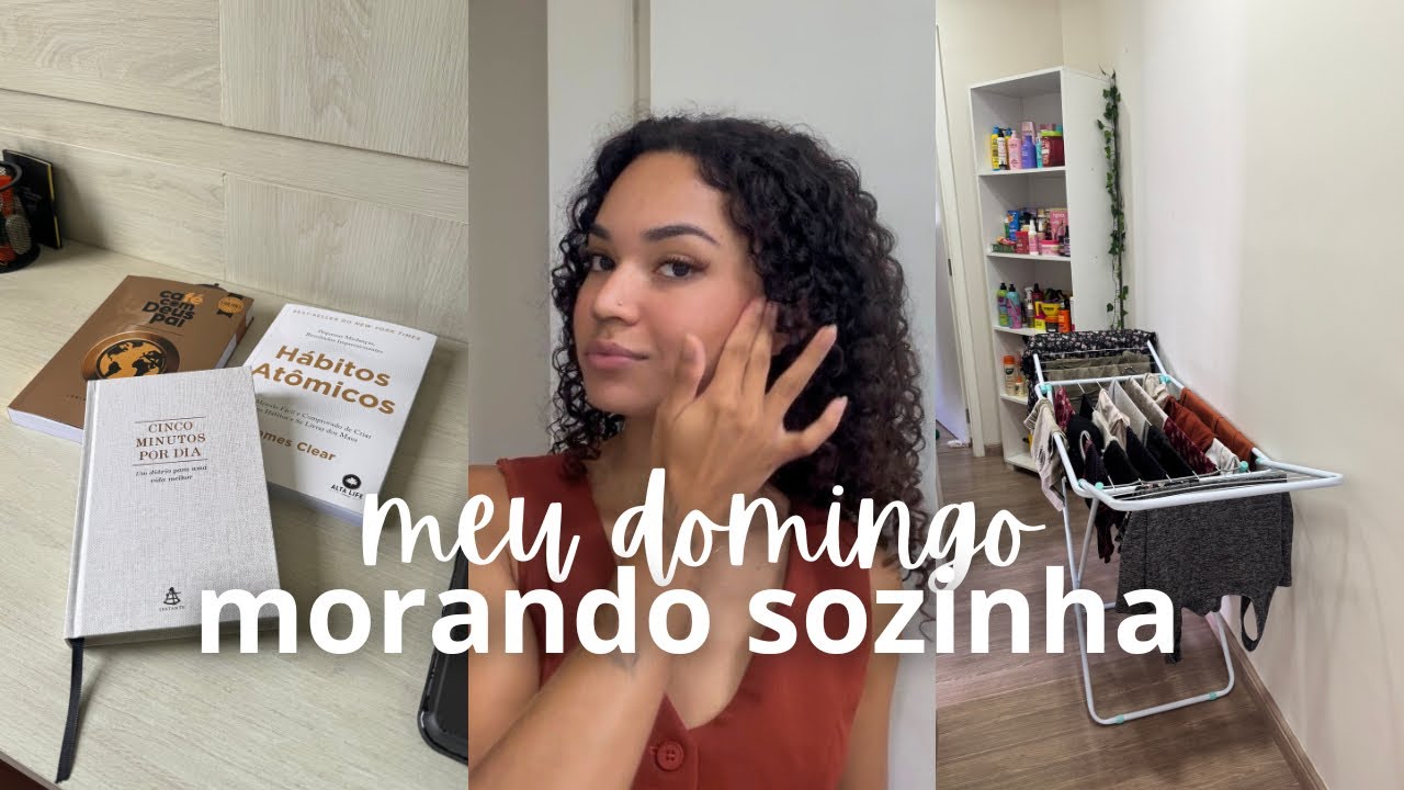 VLOG: MEU DOMINGO MORANDO SOZINHA | Café da manhã | Igreja | Organização da casa + 🏠💖