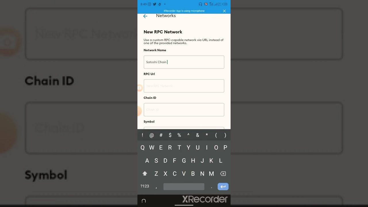 How to add Satoshi chain Testnet at Metamask App.
