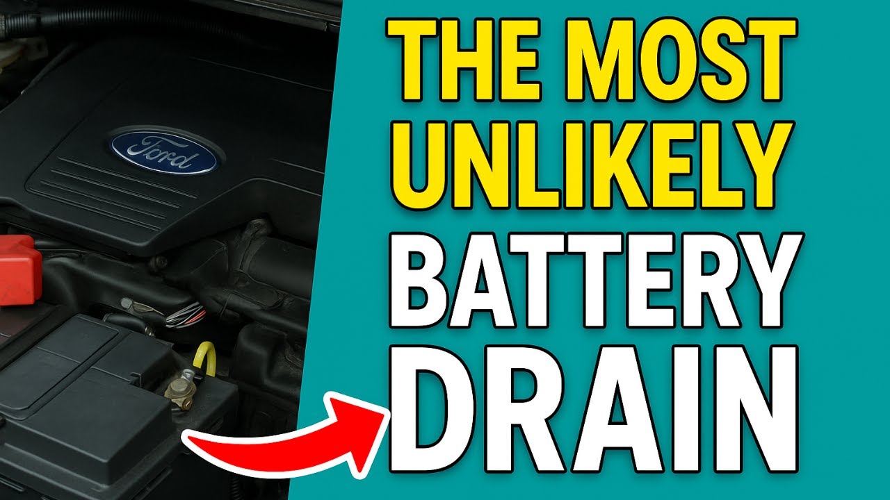 FORD KUGA - ESCAPE  -  The most unlikely parasitic battery drain