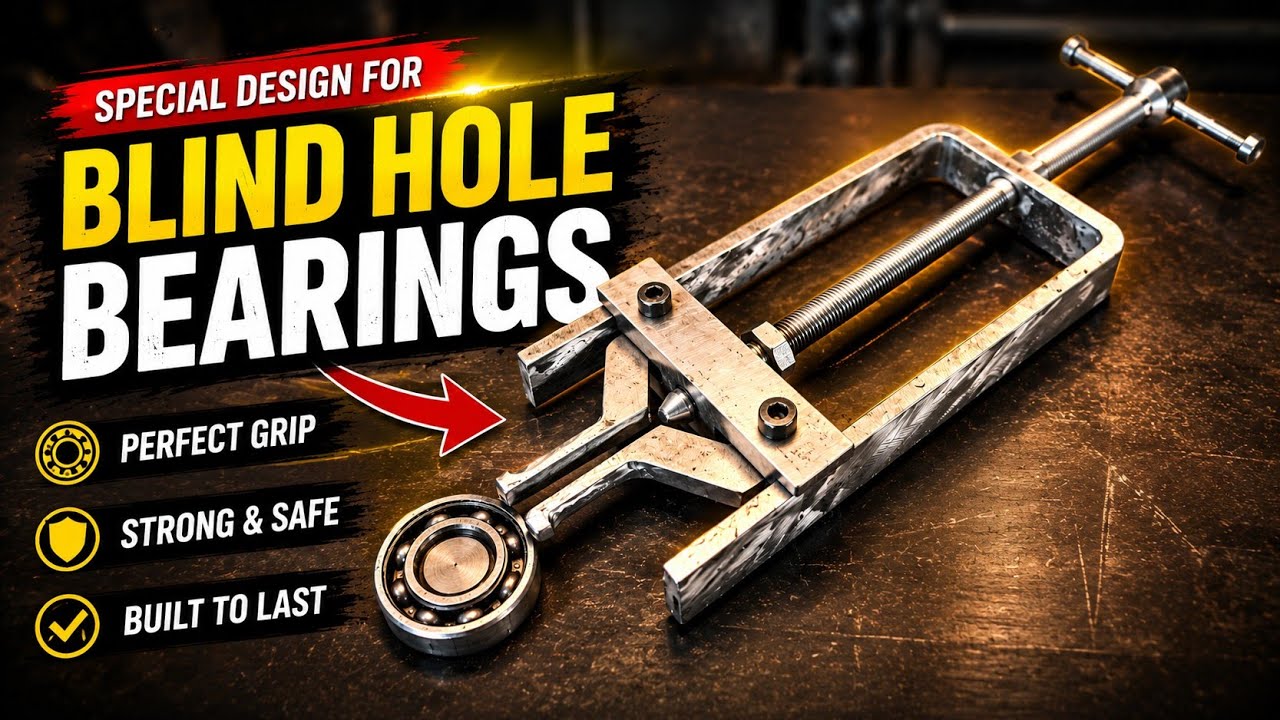 MAKE A BLIND HOLE BEARING PULLER // BEARING PULLER DIY
