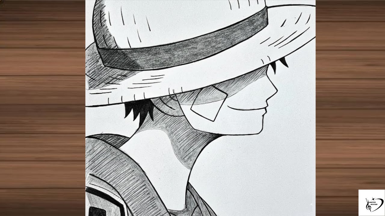 How to Draw Monkey D. Luffy || Realistic Luffy Drawing || Easy One Piece Drawing Tutorial
