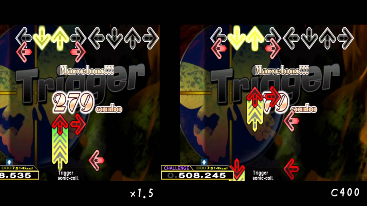 【DDR X】 Trigger [DOUBLE CHALLENGE] 譜面確認＋クラップ