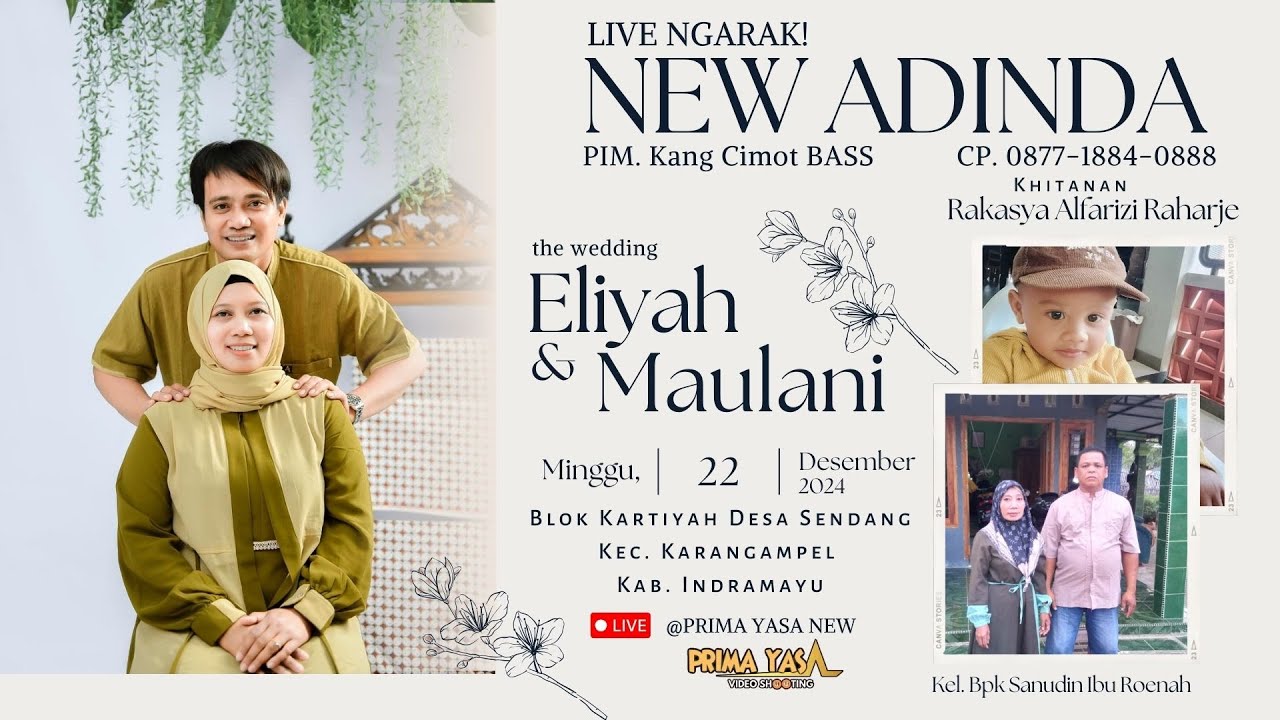 { LIVE } NGARAK NEW ADINDA Khitanan Raffasya Alfarizi Raharjo Minggu 22 Desember 2024 Desa Sendang
