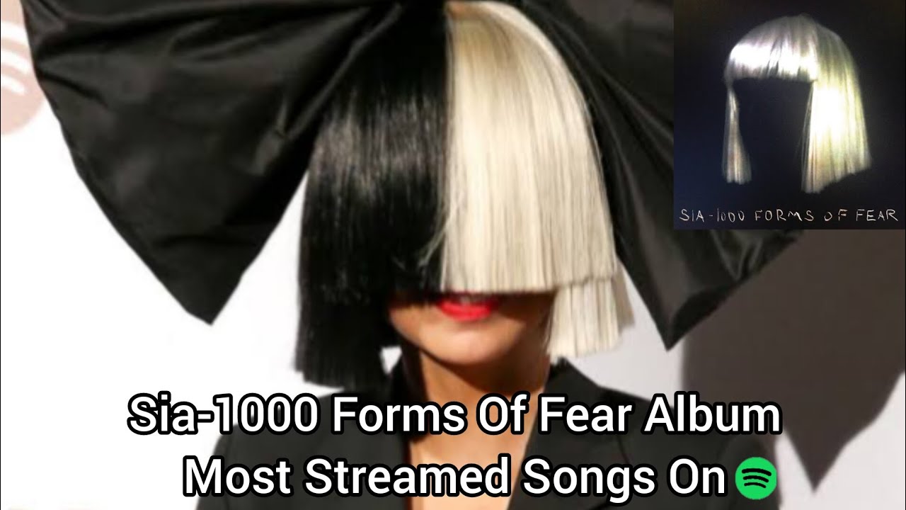 Sia-1000 Forms Of Fear Album Most Streamed Songs On Spotify