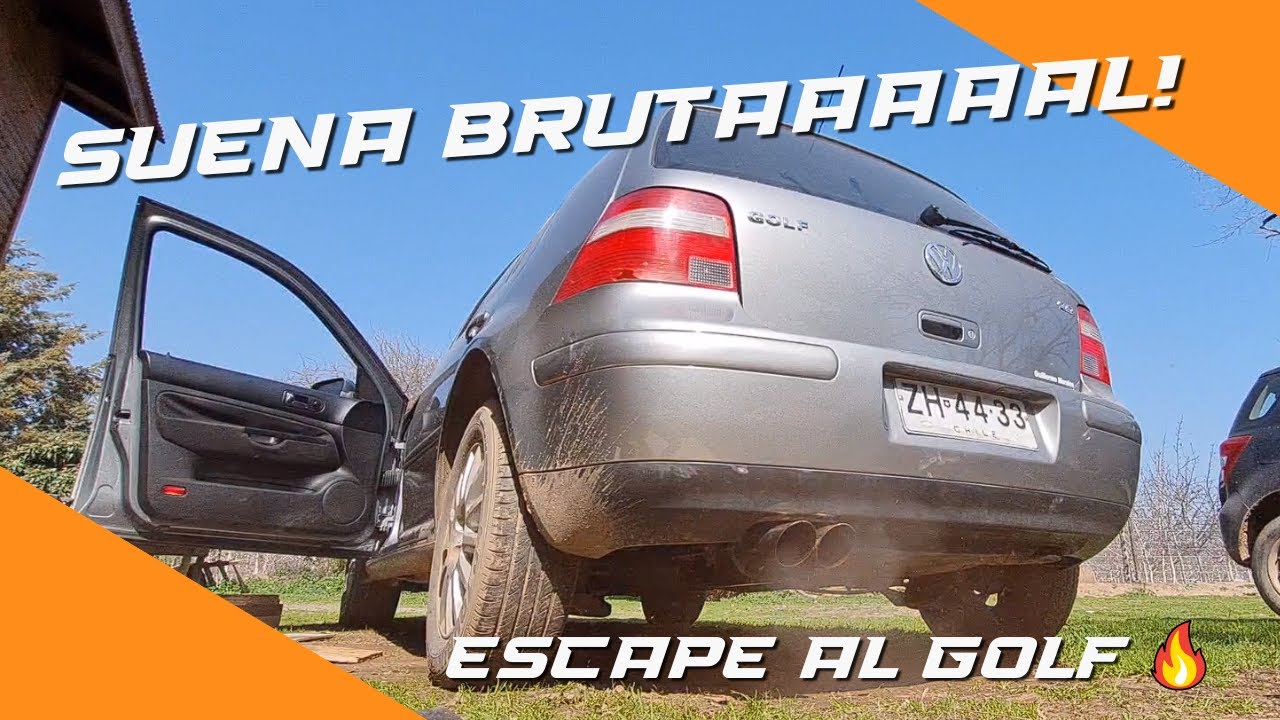 Escape al GOLF, Suena Brutaaal! | Vw Golf 2.0 Mk4