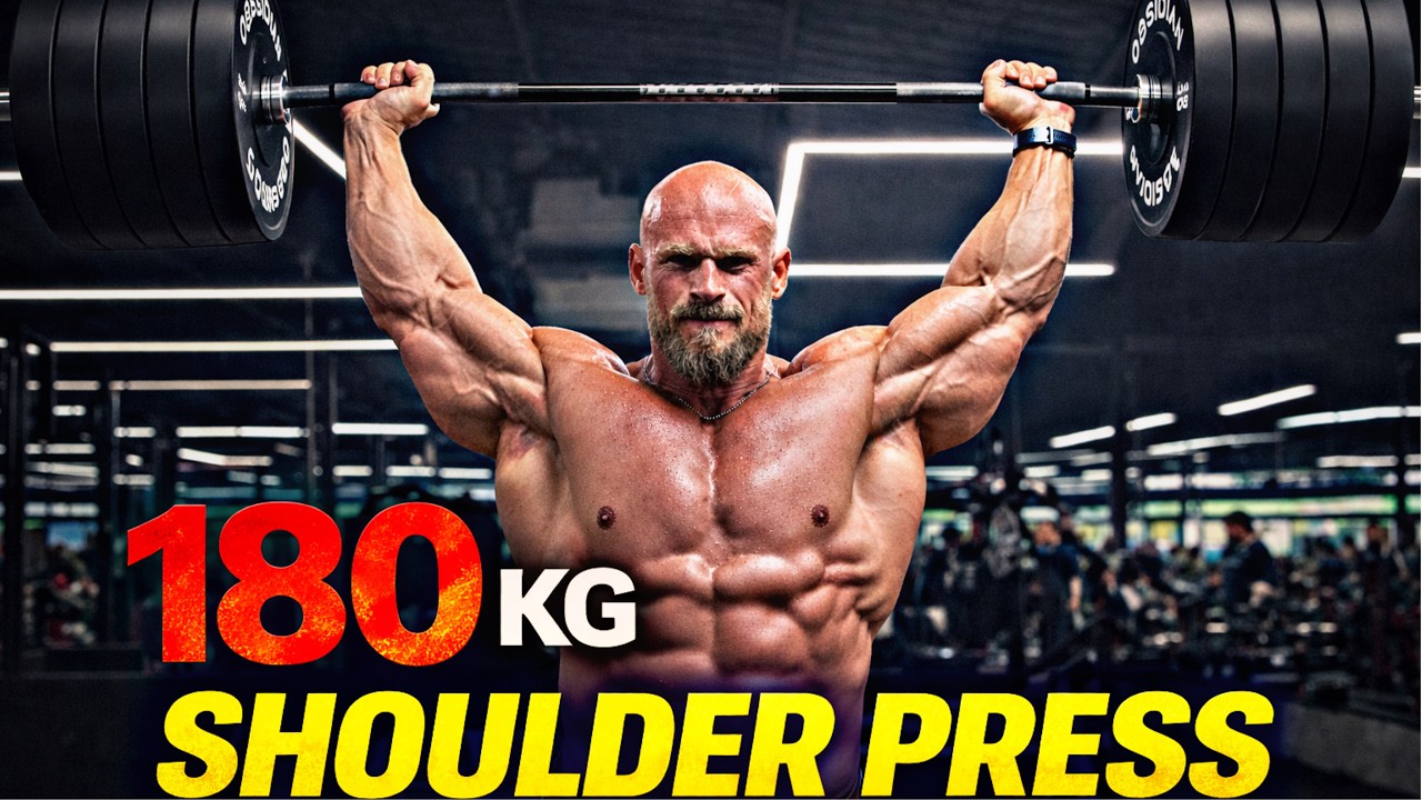 180kg SHOULDER PRESS