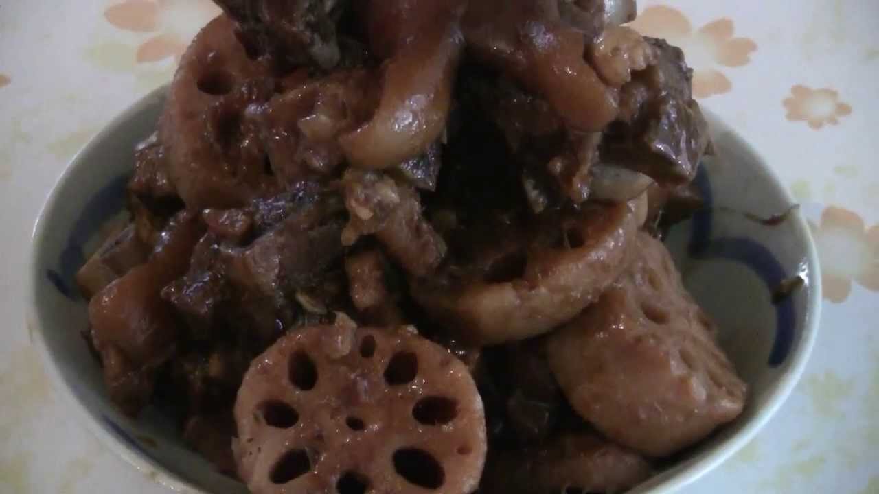 Chinese Pig Feet With Lotus Root Stew  (Authentic Chinese Recipe)