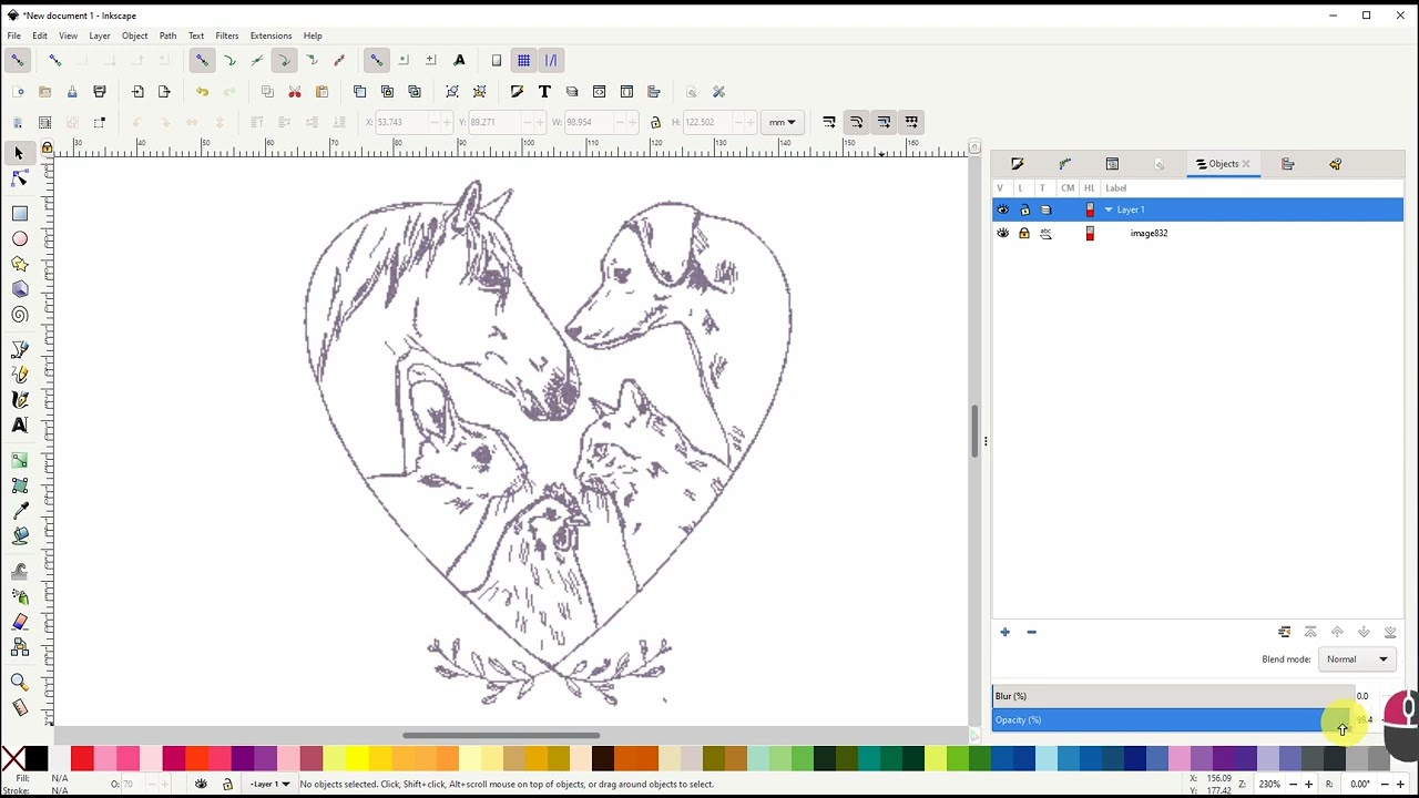 line art inkstitch