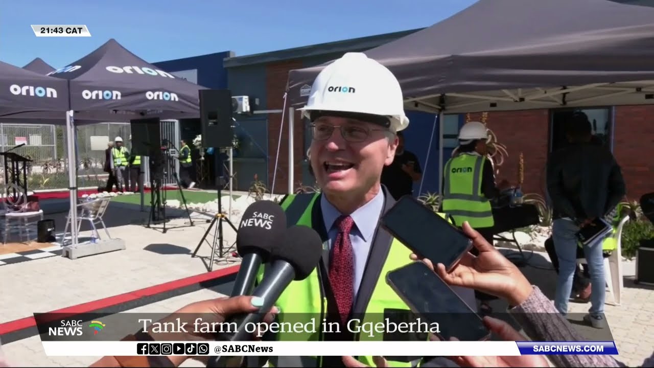Eastern Cape | Tank farm opened in Gqeberha - Corning Painter
