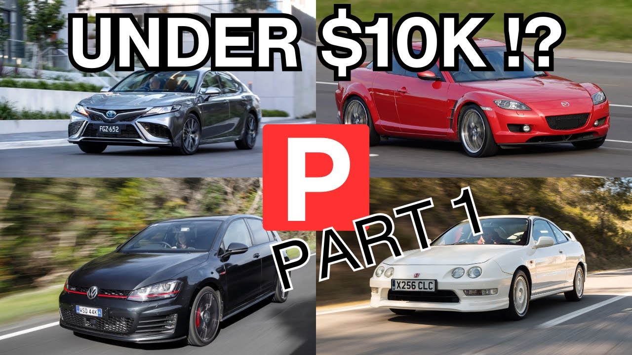 The TOP 5 BEST P-Plate Legal Cars UNDER $10K!
