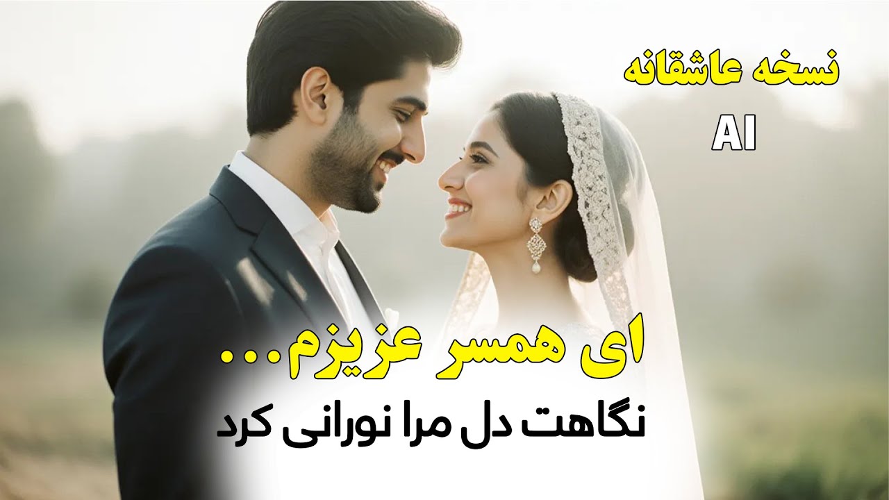 ⭐ نسخه عاشقانه «ای همسر عزیزم… نگاهت دل مرا نورانی کرد ✨💛💖»