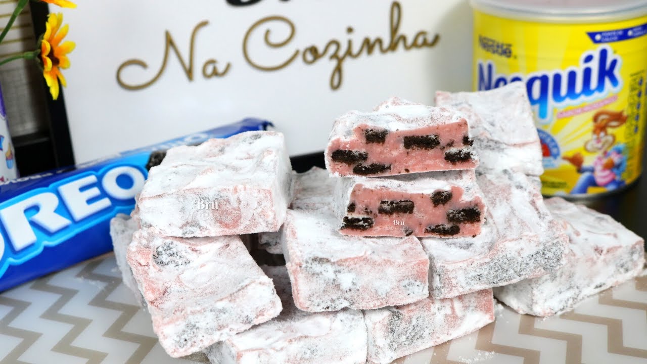 PALHA ITALIANA MORANGO COM OREO | Bru na Cozinha |