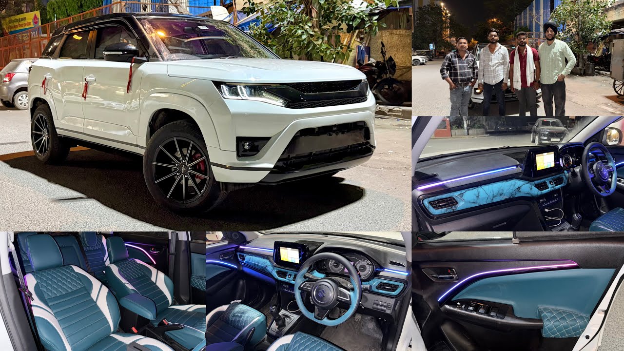 Brezza modified | Uttar Pradesh से आई Brezza Range Rover बन ने | brezza modification 2025 | brezza