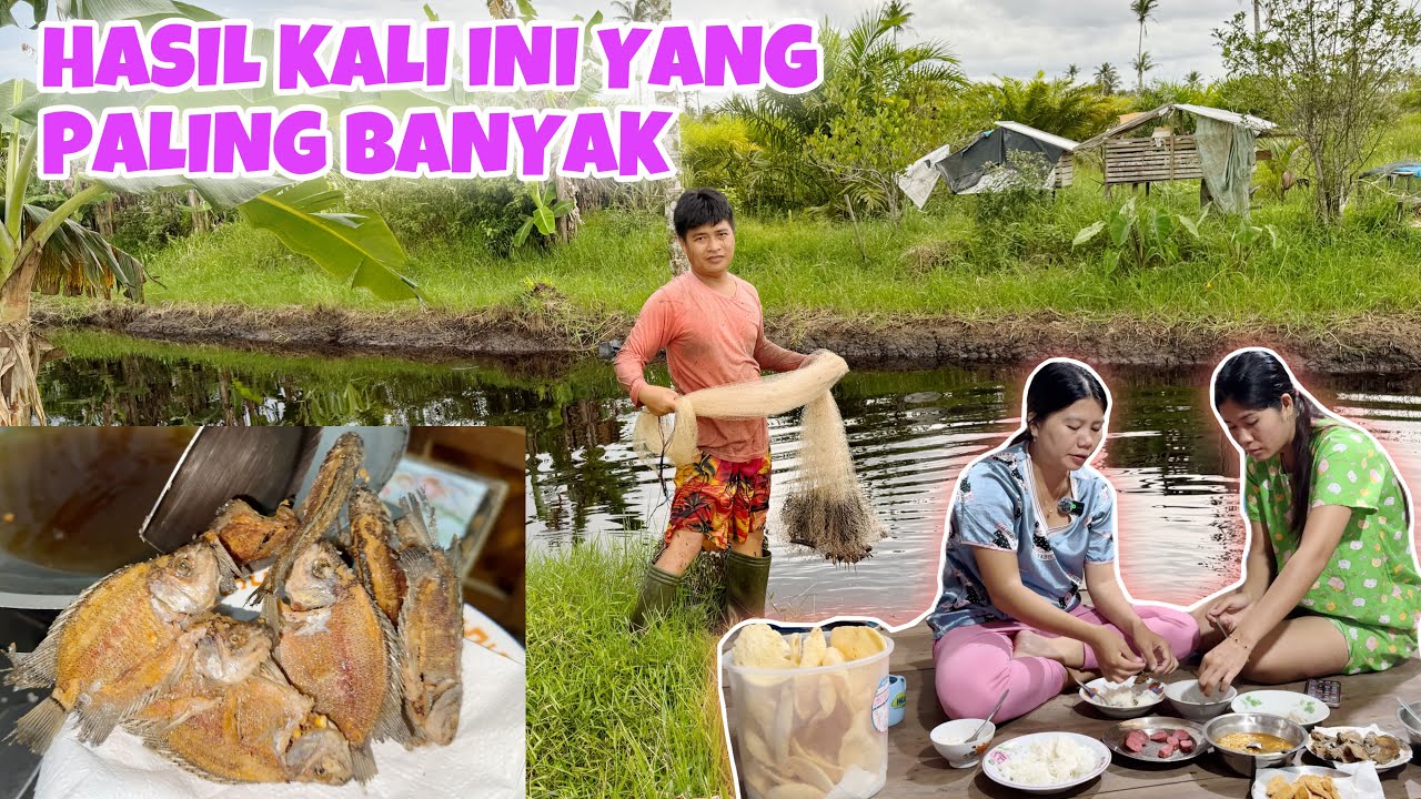 IKAN HASIL JALA LANGSUNG KITA GORENG DAN MAKAN BERSAMA