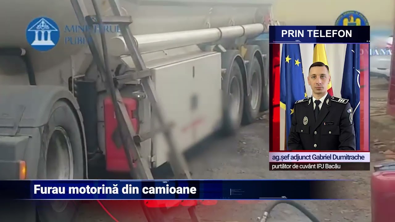 Furau motorină din camioane