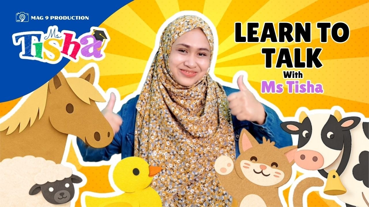 Baby First Words Learning with Ms Tisha | Old MacDonald (Islamic Version) Video For Toddler