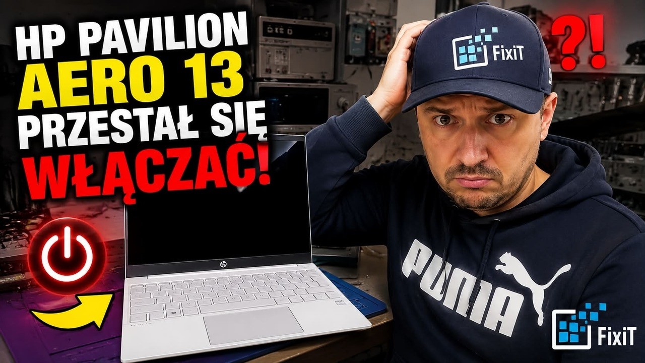 HP PAVILION AREO 13 PRZESTAŁ SIE WŁĄCZAĆ