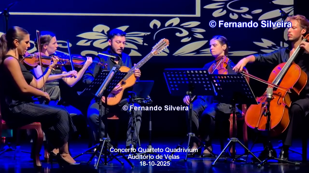 Concerto Quarteto Quadrivium - Auditório de Velas 18-10-2025