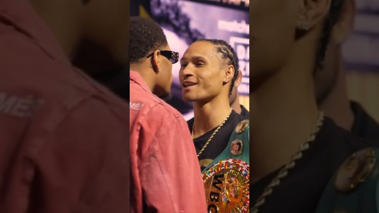 Devin Haney/Regis Prograis heated fight face-off